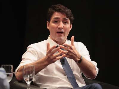 Trudeau's first Canada election debate a slugfest Trudeau's first Canada election debate a slugfest