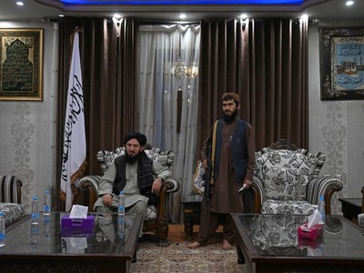 Warlord chic: Taliban make themselves at home in Dostum's mansion