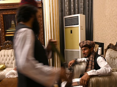 Warlord chic: Taliban make themselves at home in Dostum's mansion