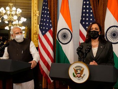 VP Harris and Indian Prime Minister Modi meet as US eyes Asia