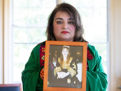 Social media campaign highlights colorful Afghan clothing to protest Taliban dress code