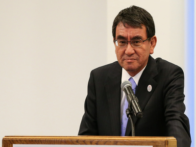 Japan PM contender Kono to get most local party votes in leadership runoff