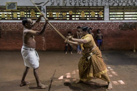Great-grandmother keeps Indian martial art alive