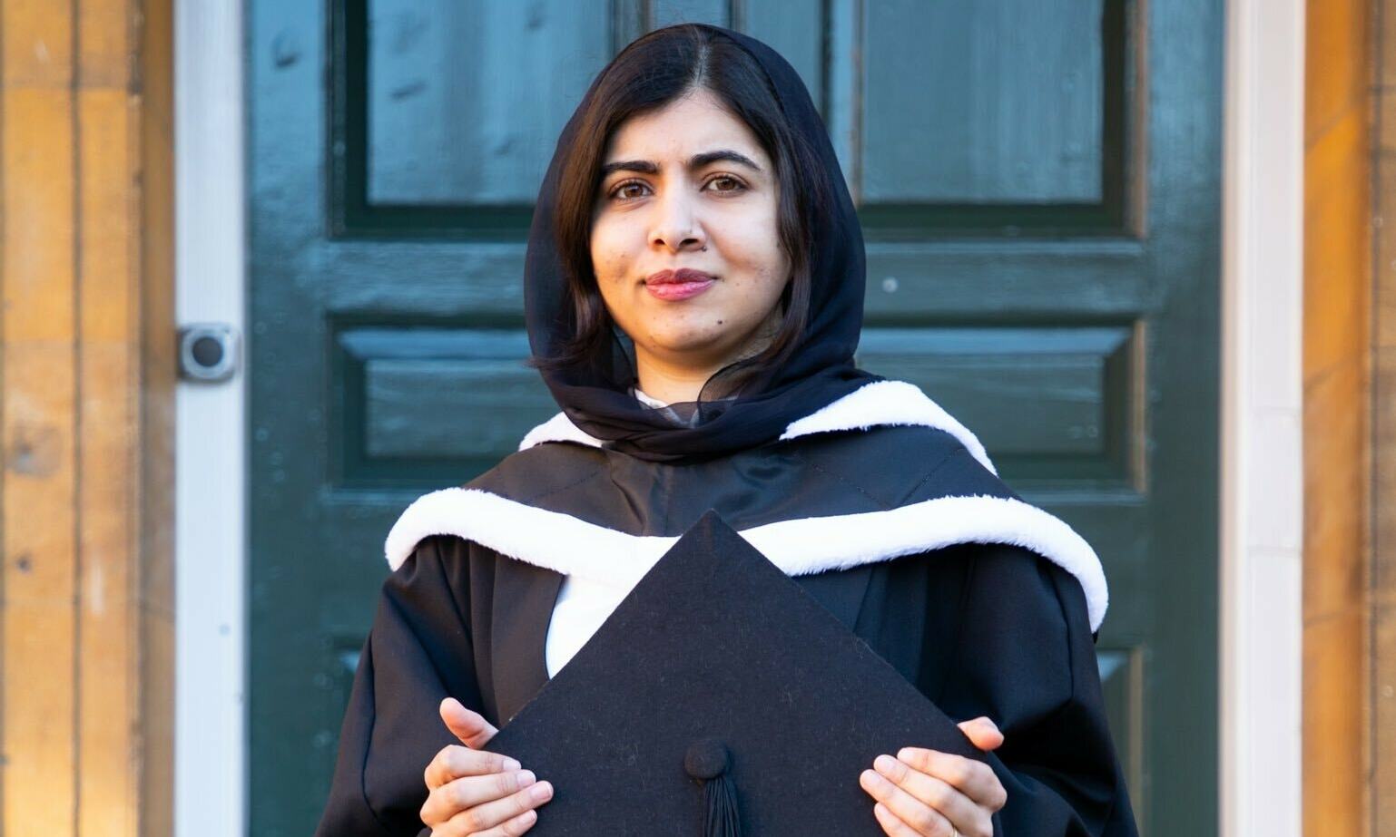 Malala finally gets to put on her graduation gown