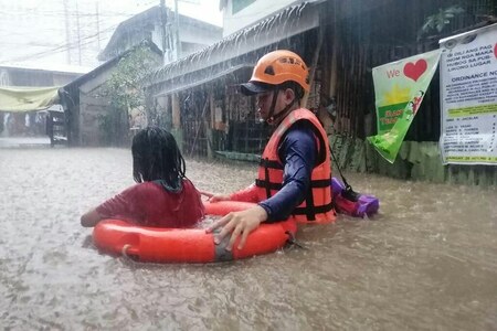 One dead as powerful typhoon batters the Philippines One dead as powerful typhoon batters the Philippines