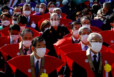 Japan's serious COVID cases climb to 4-month high; record infections