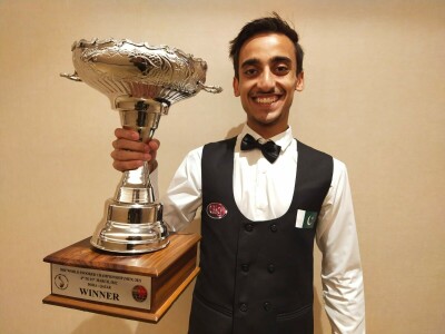 Pakistan's Ahsan Ramzan beats Iranian opponent to clinch IBSF World Snooker Championship