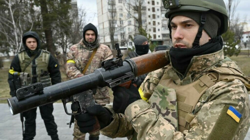 On Kyiv's eastern front, Ukrainians hold off Russian tanks