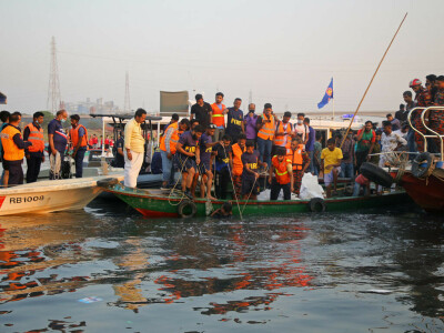 Five dead, dozens feared missing in Bangladesh ferry sinking