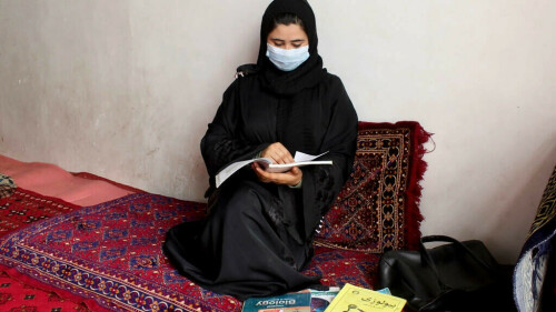 Hope and fear as Afghan girls prepare for return to school