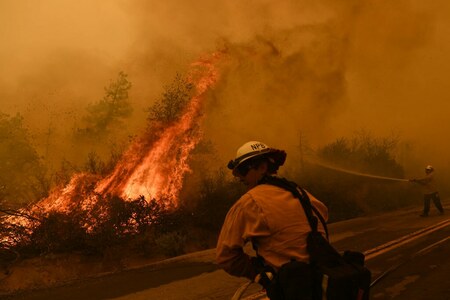 Firefighters battle 'severe' South Korean wildfire