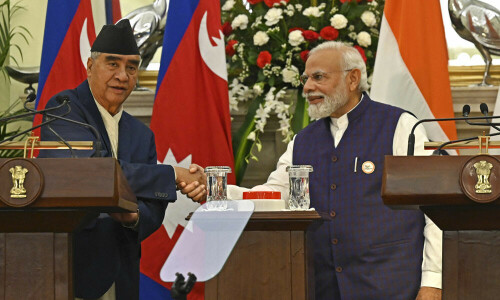 Nepal&rsquo;s prime minister visits India, meets Modi to deepen ties