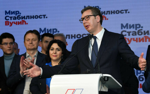 Vucic wins nearly 60% of votes in Serbia presidential election