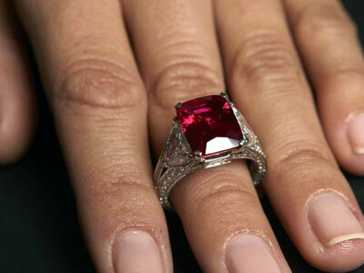 Rare rough ruby goes on show in Dubai ahead of auction
