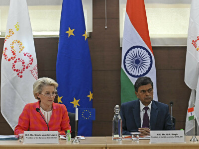EU's von der Leyen in India with Ukraine on agenda