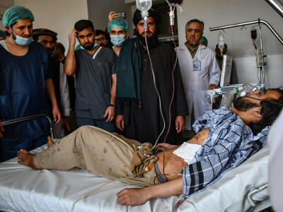 Blast tears through Kabul mosque, killing at least 10 worshippers