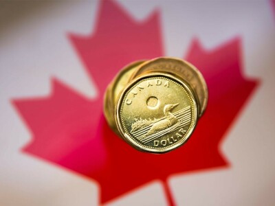 Canadian dollar edges up as exports notch record high