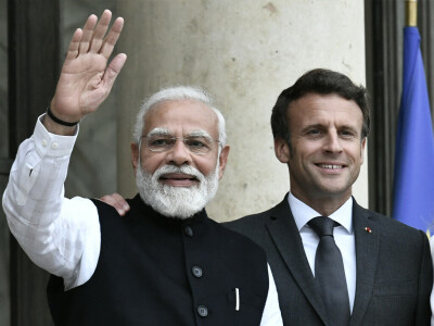 Macron to talk Ukraine over dinner with Modi