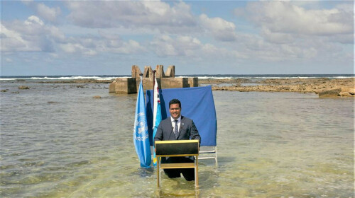 Tuvalu, sinking in the Pacific, fears becoming a superpower &lsquo;pawn&rsquo;