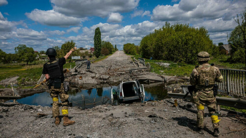 Fear and hope under fire in Ukrainian village near Russian border Fear and hope under fire in Ukrainian village near Russian border