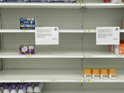 US flight brings tons of needed baby formula from Germany