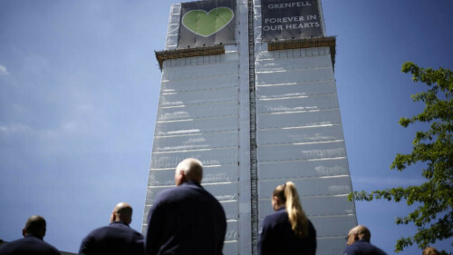 Memorials held five years on from London fire tragedy