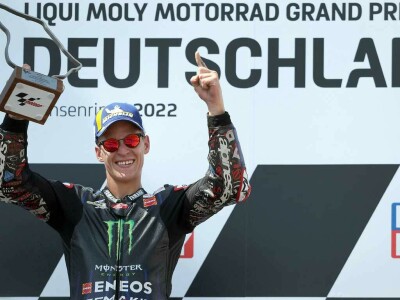 World champion Quartararo shakes off illness to win German MotoGP