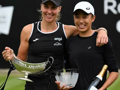 Brazil&rsquo;s Haddad Maia wins Birmingham final after Zhang retires