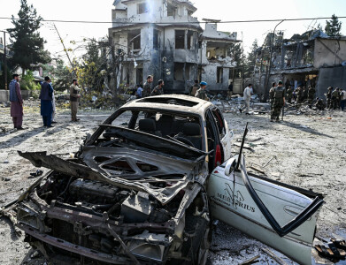 Blast hits car in Afghan capital, killing two