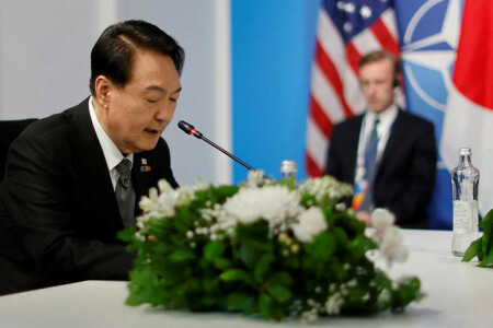 South Korea&rsquo;s Yoon warns at NATO summit of threat to &lsquo;universal values&rsquo;