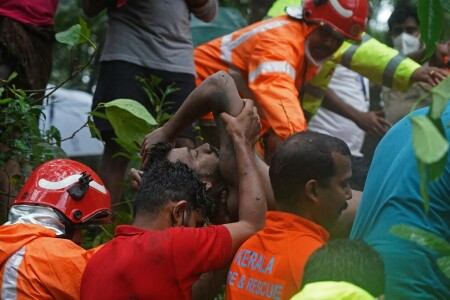 Seven dead, 55 feared dead in massive eastern Indian landslide