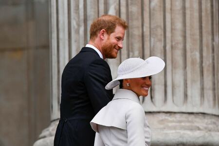 No Queen Elizabeth, but royals and politicians attend her Jubilee service