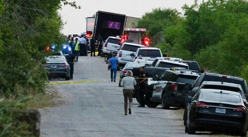 46 migrants found dead in tractor-trailer in Texas