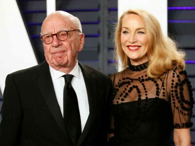 Jerry Hall files for divorce from Rupert Murdoch, asks for spousal support