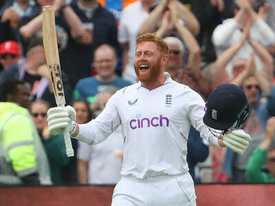 Ton-up Bairstow leads England rally against India