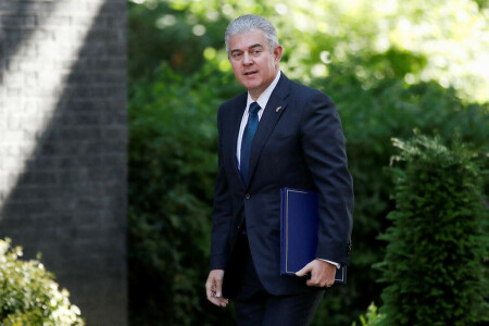 UK North Ireland Secretary Brandon Lewis announces resignation