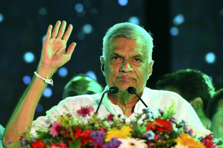 Wickremesinghe, a wily political survivor, elected Sri Lanka's president