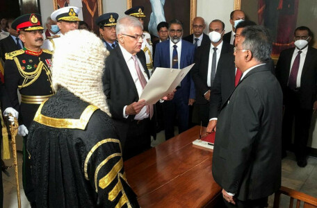 Sri Lanka swears in new president amid worst economic crisis in decades