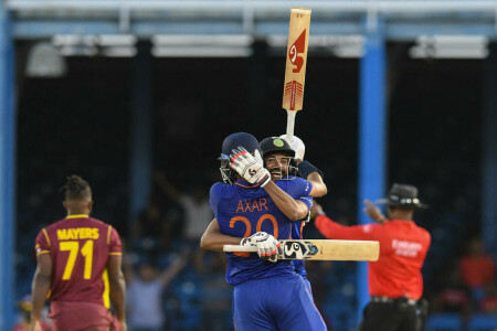 Axar Patel&rsquo;s 64 fuels India in series clinching win over West Indies