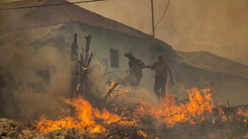 One person killed fighting Morocco forest fire