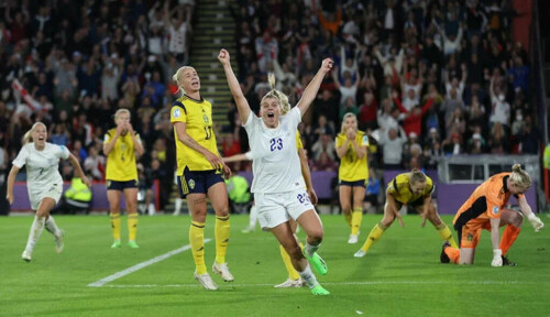 England thrash Sweden to reach women&rsquo;s Euro 2022 final