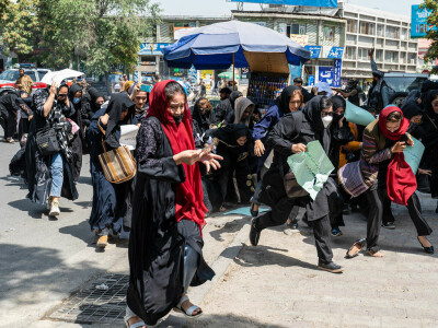 Taliban violently disperse rare women&rsquo;s protest in Kabul