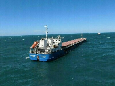 Ship carrying first Ukraine grain cargo nears Syria: shipping sources