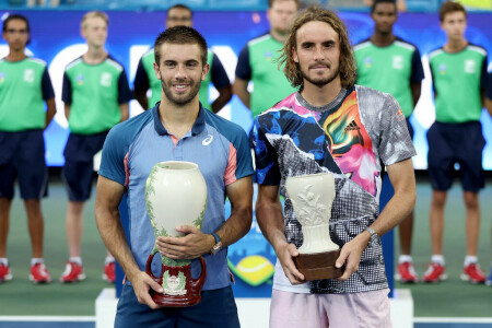Coric beats Tsitsipas to win Cincinnati and signal return to fitness