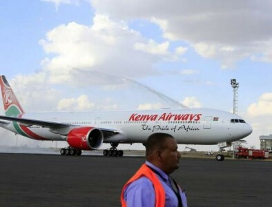 Kenya Airways first-half pretax loss falls 15% from last year