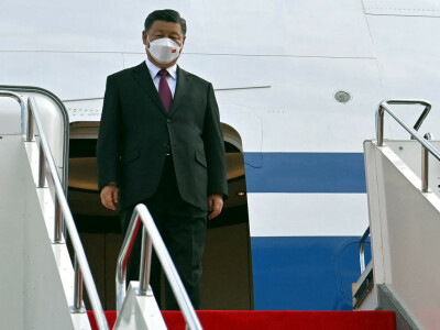 Xi lands in Uzbekistan ahead of meeting with Putin