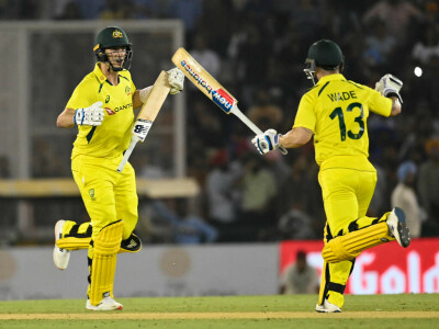 Green, Wade guide Australia to four wicket win over India in first T20