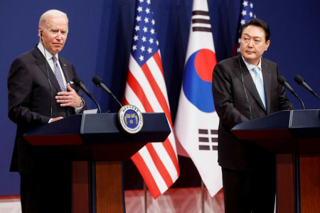 South Korea&rsquo;s Yoon asks Biden to resolve concerns over EV subsidy rules