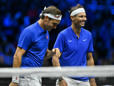 Part of me leaves with Federer, says emotional Nadal