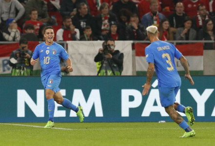 Italy beat Hungary to clinch spot in Nations League finals